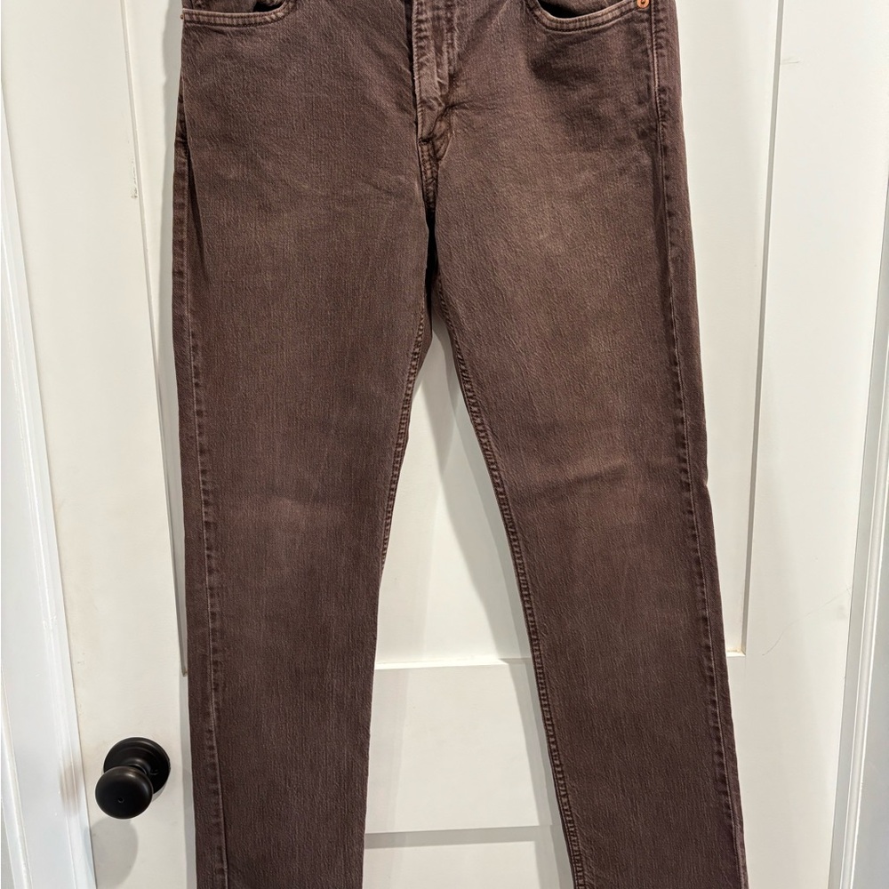 Levi's Men's Dark Brown Slim Jeans
